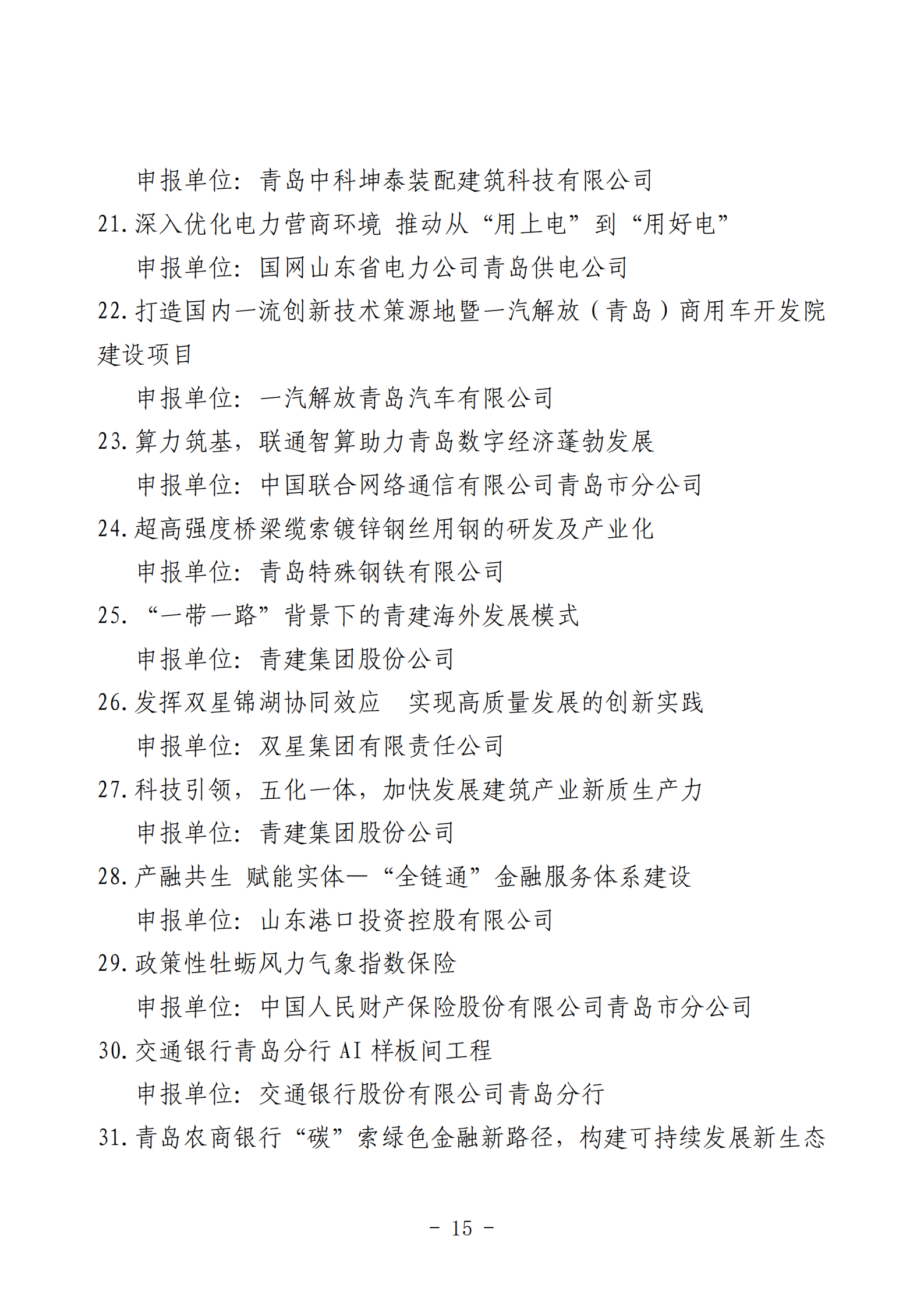 2024年度青島經(jīng)濟(jì)成就宣傳發(fā)布活動(dòng)推薦名單_15.png